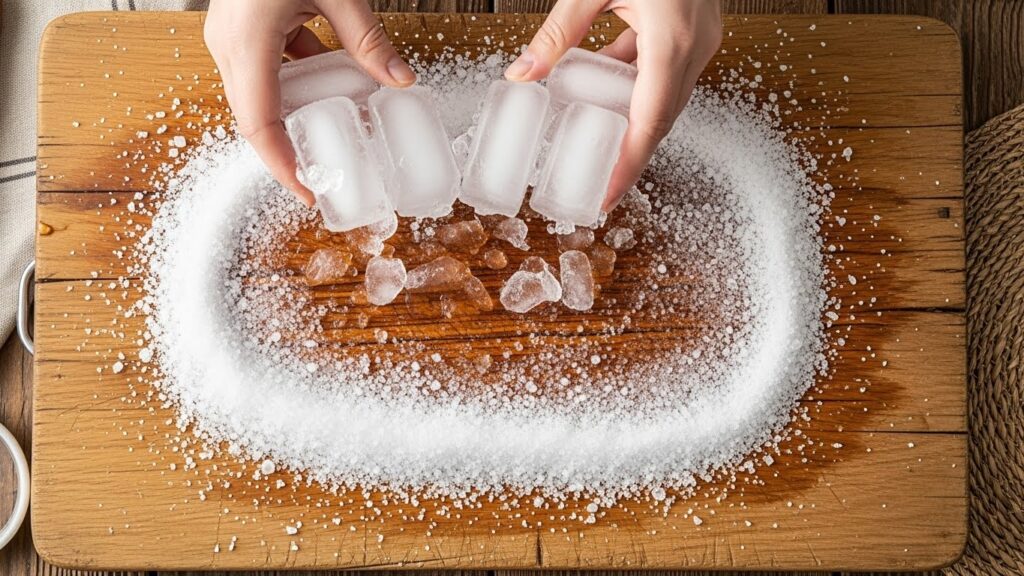 A mix of white vinegar and water cleans glass surfaces easily, removing smudges and leaving a streak-free shine.