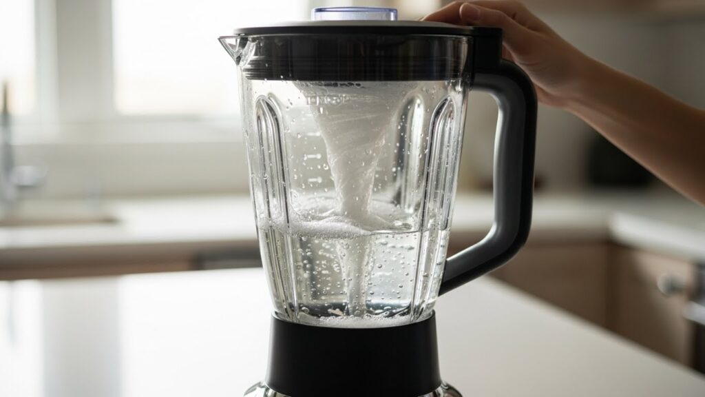 Keep it simple! A spray bottle filled with water and white vinegar is all you need for streak-free, sparkling windows and mirrors. Quick, effective, and chemical-free.