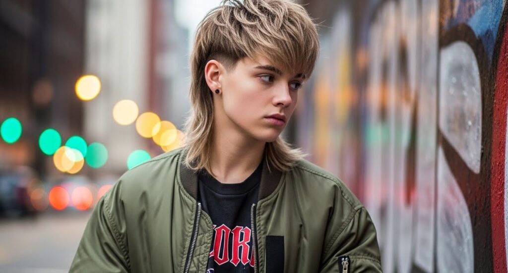 Modern mullet with blended layers, fashionable 2026 hairstyle