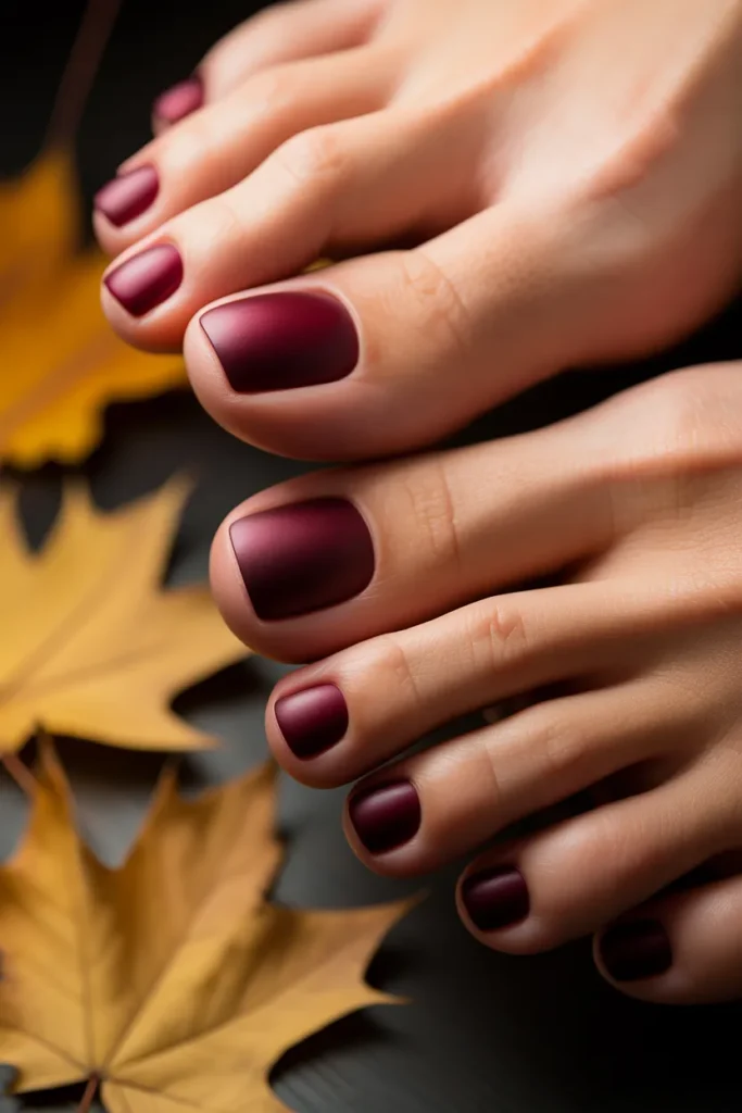 Burgundy Wine Velvet Matte