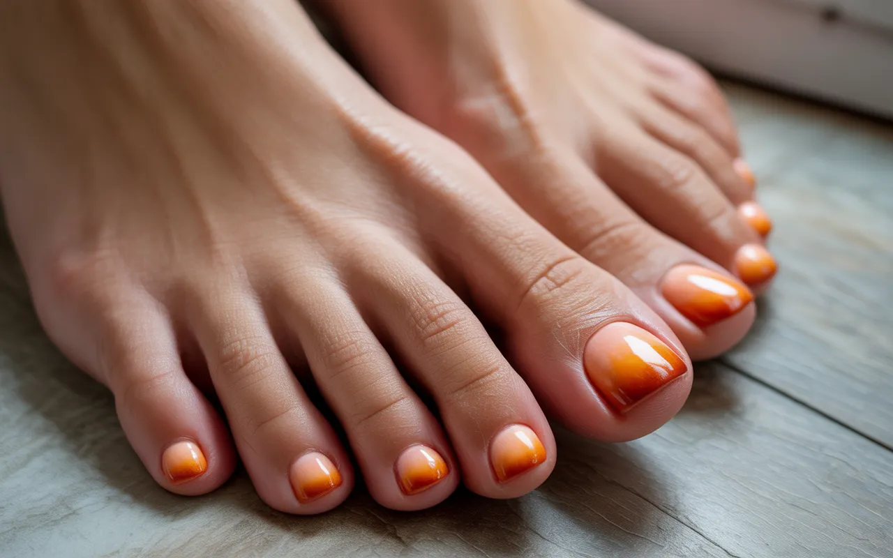 Burnt Orange Ombre Bliss