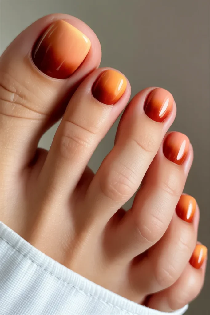 Burnt Orange Ombre Bliss