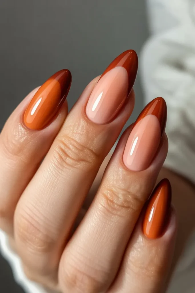 Burnt Orange Ombre Perfection