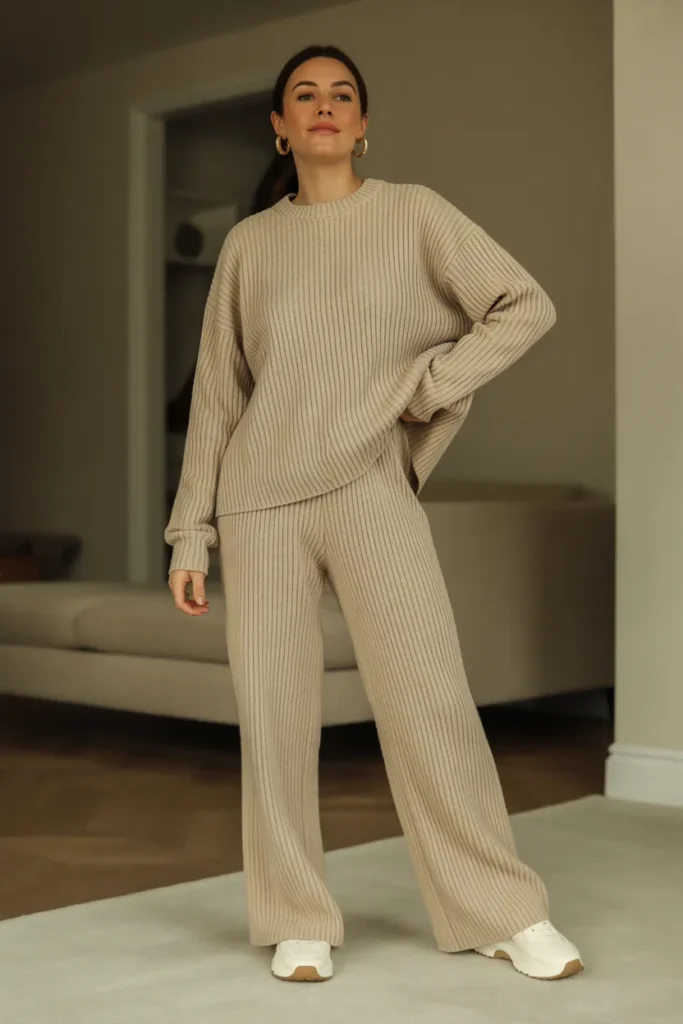 Cozy Matching Lounge Set Styled for Outings