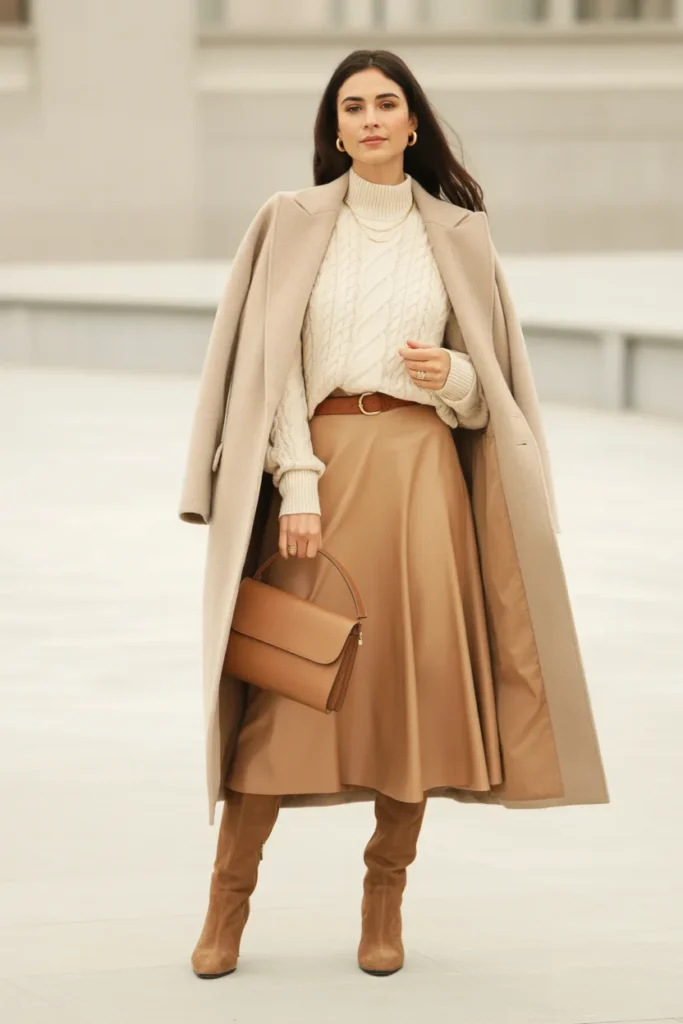 Cream and Camel Sophistication