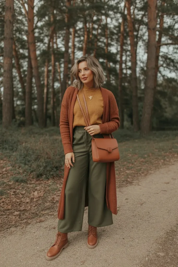 Earth Tone Color Blocking