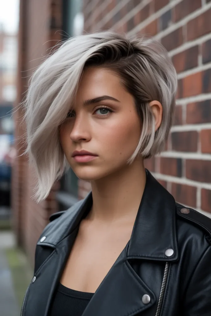 Edgy Asymmetrical Bob