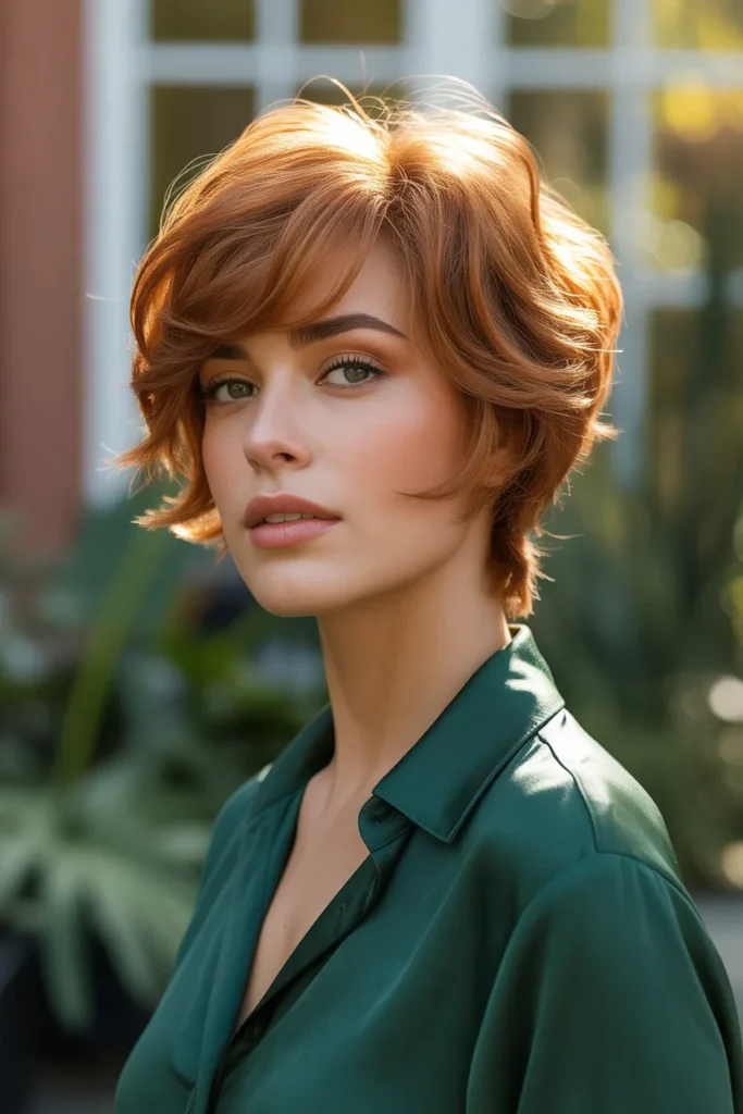 Feathered Pixie with Volume