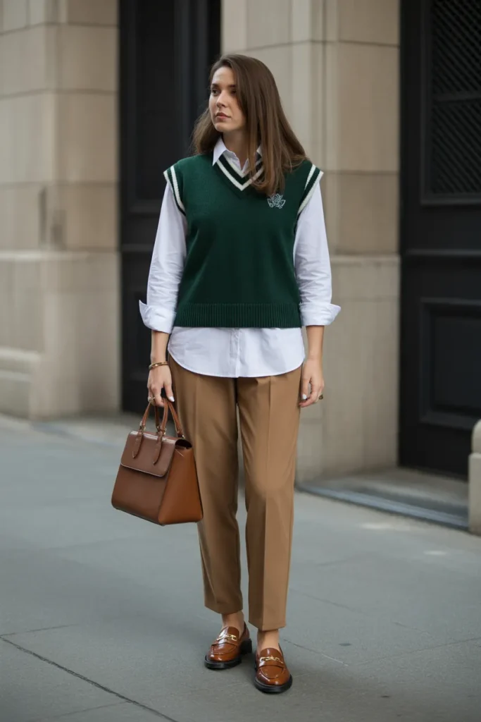 Forest Green Sweater Vest