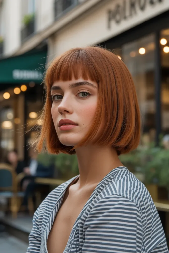 French Bob with Micro Bangs