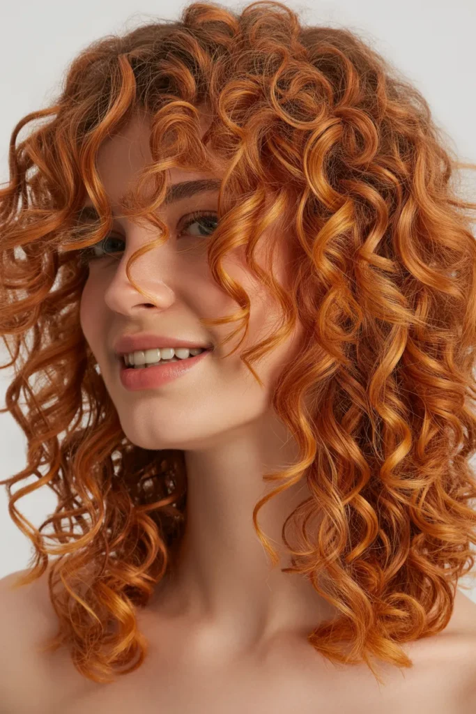 Ginger Snap Shoulder-Length Curls