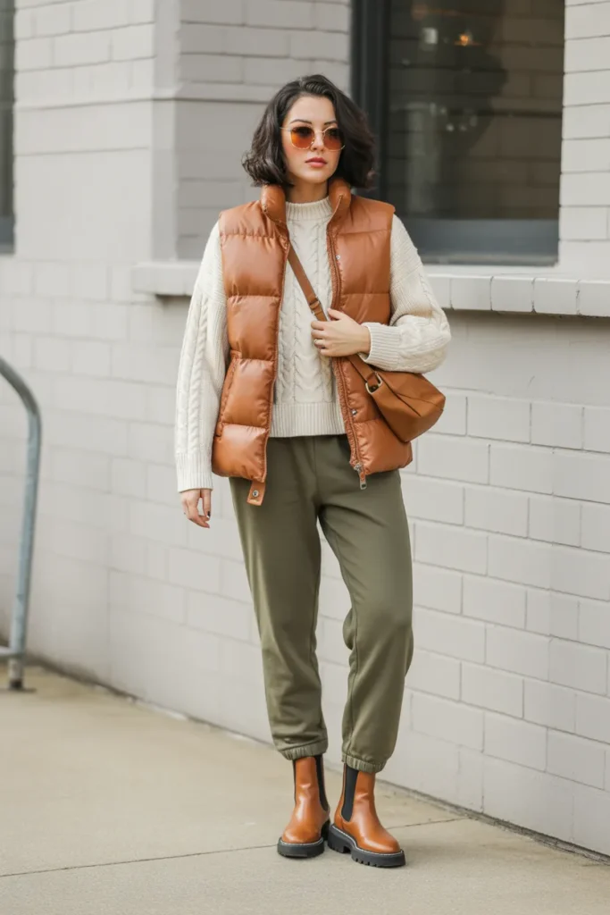 Layered Vest Winter Look