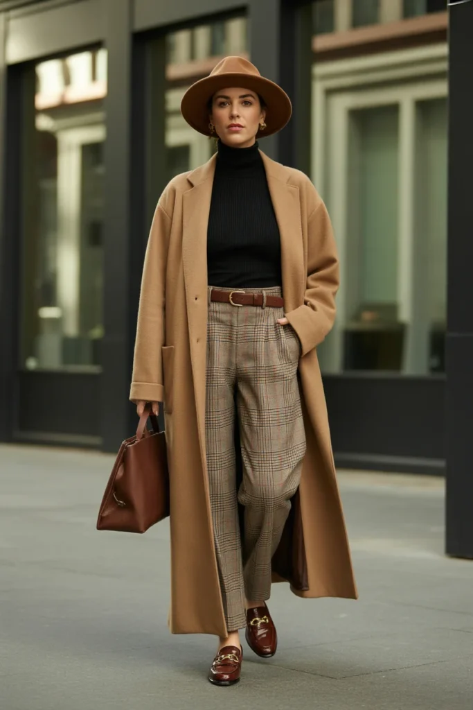  Longline Cardigan with Turtleneck