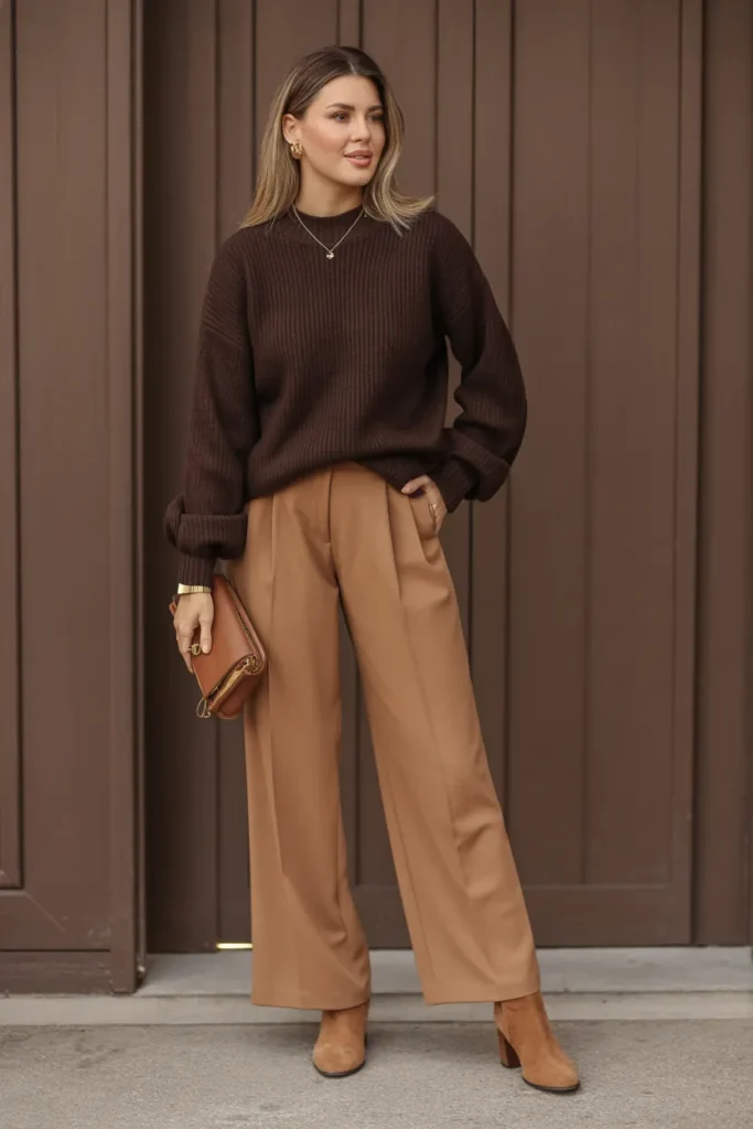  Monochromatic Brown Earth Tones Look