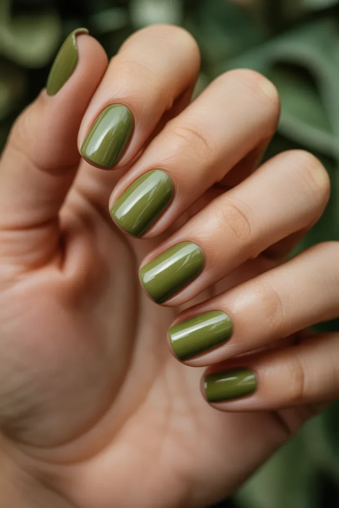 Olive Green Opulence