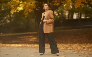 versized Blazer with Wide-Leg Trousers