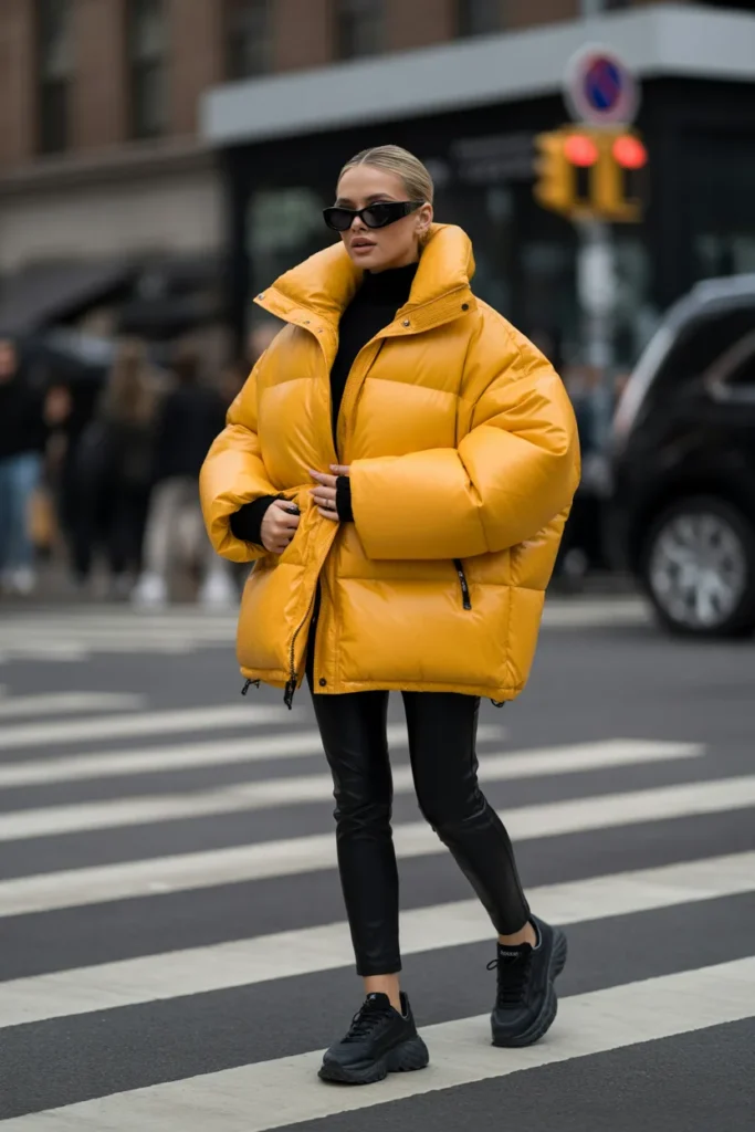 Oversized Street Style Puffer Statement