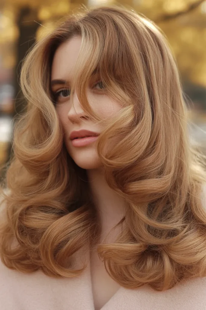 Romantic Soft Curls with Face Framing