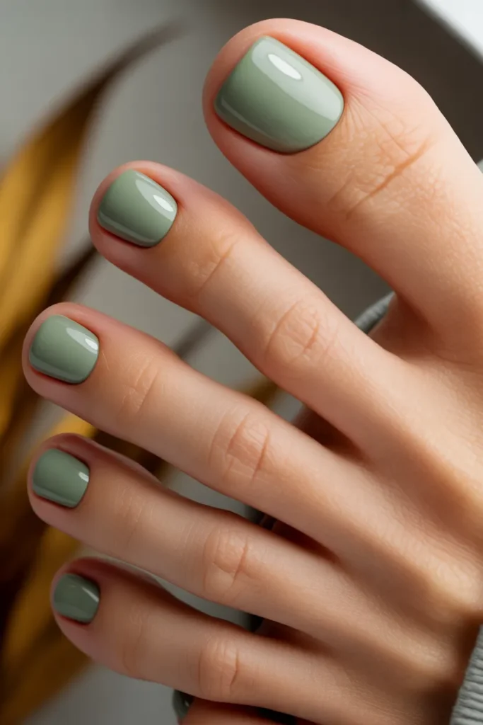 Sage Green Matte Minimalism