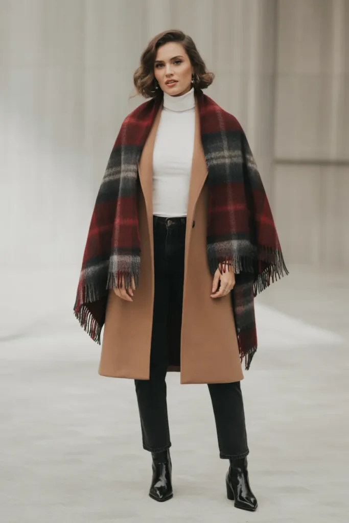 Scarf Styling with Neutral Base