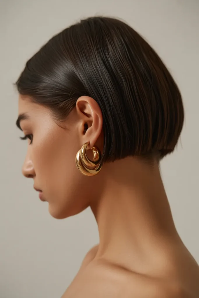 Sleek Ear-Length Bob