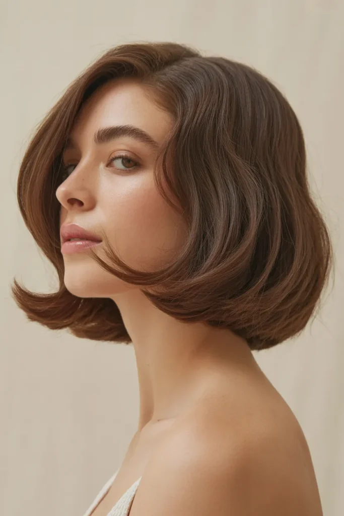 Soft Rounded French Bob