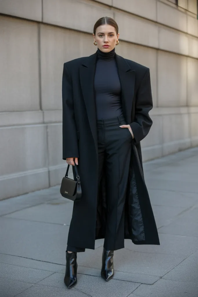 Structured Shoulder Statement Coat