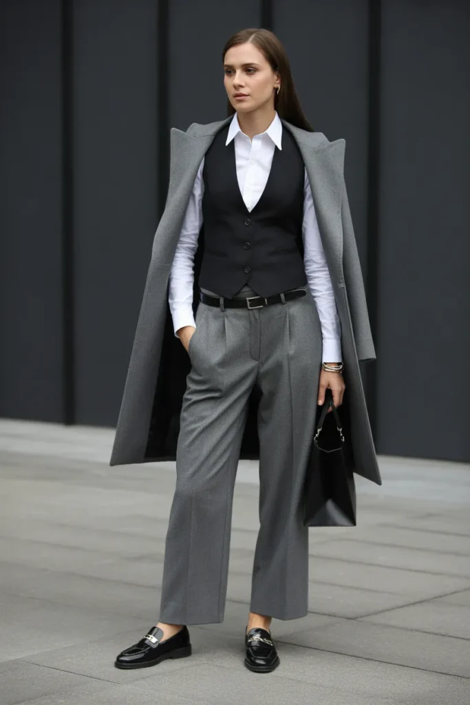 Structured Vest Layering