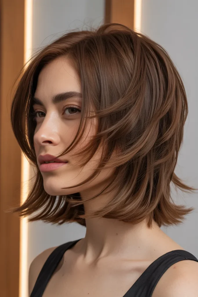 Textured Lob with Razored Ends