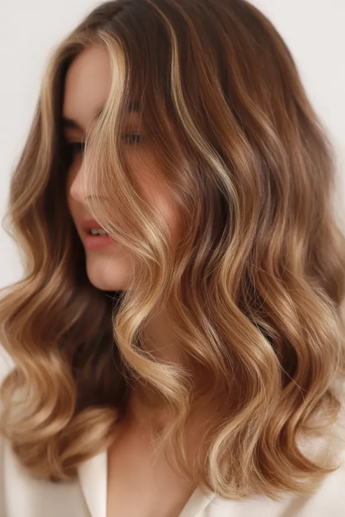 Toasted Almond Wavy Midi