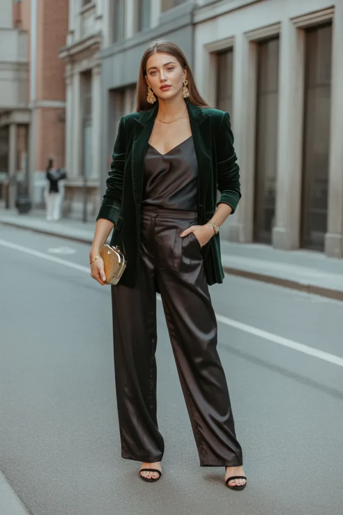 Velvet Blazer Evening Elegance