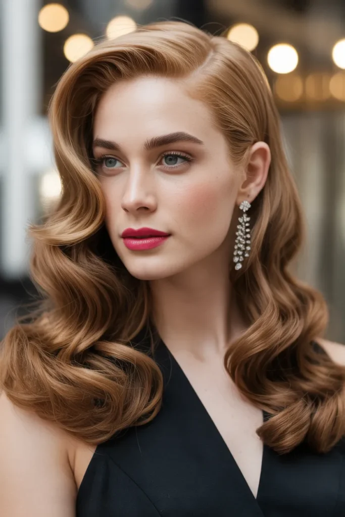 Vintage Hollywood Waves Glamour