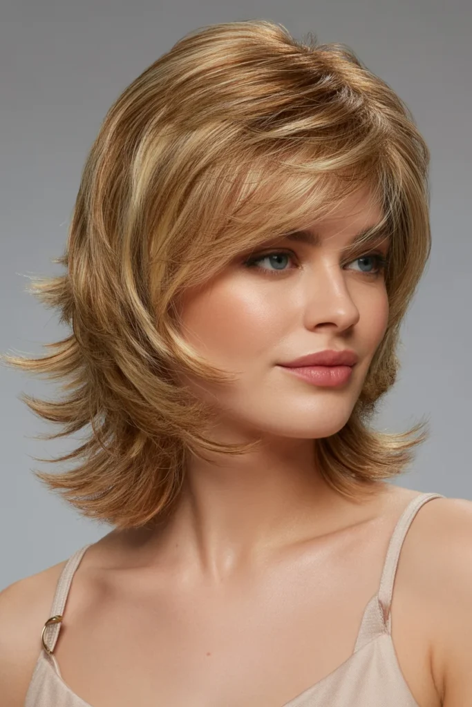  The Voluminous Feathered Cut