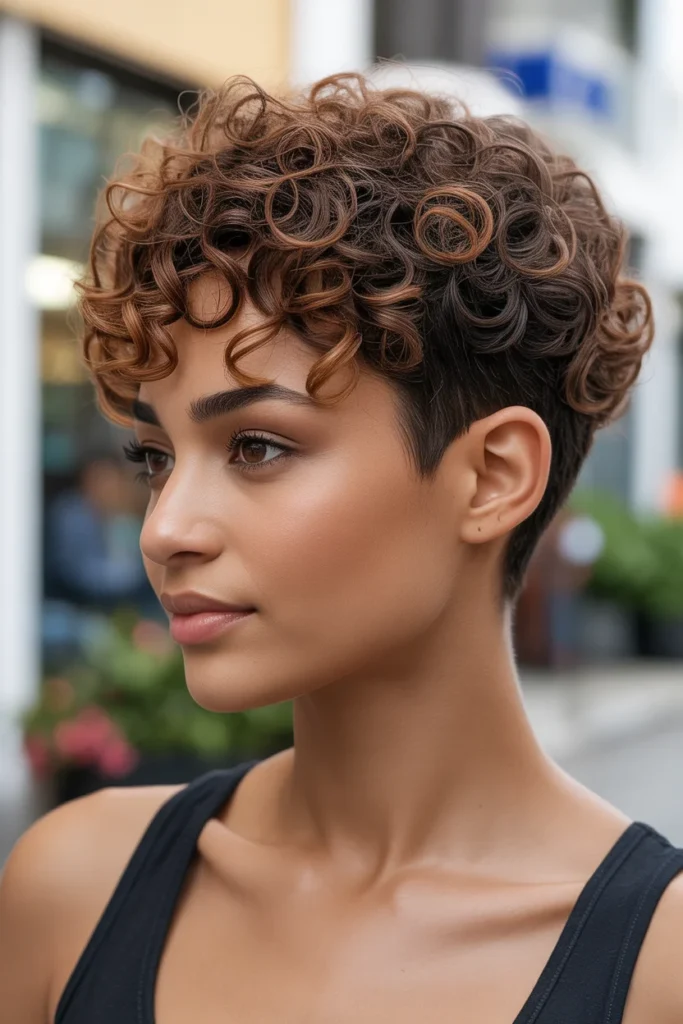  The Curly Pixie