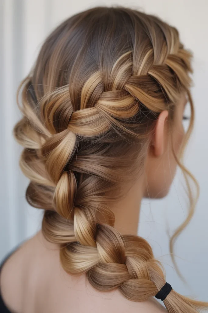Caramel Blonde Braids