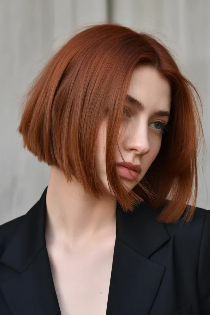  The Choppy Blunt Bob