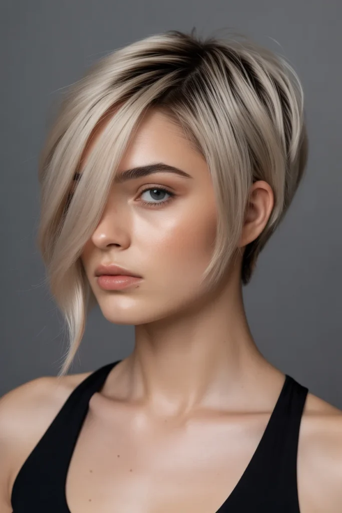  The Side-Swept Pixie Bob