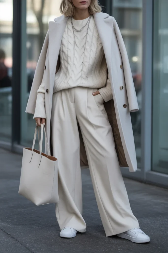All-White Winter Outfit