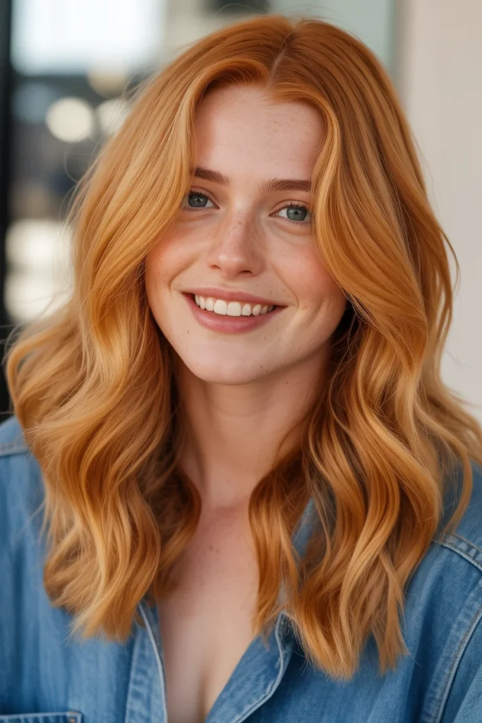 Amber Auburn Glow
