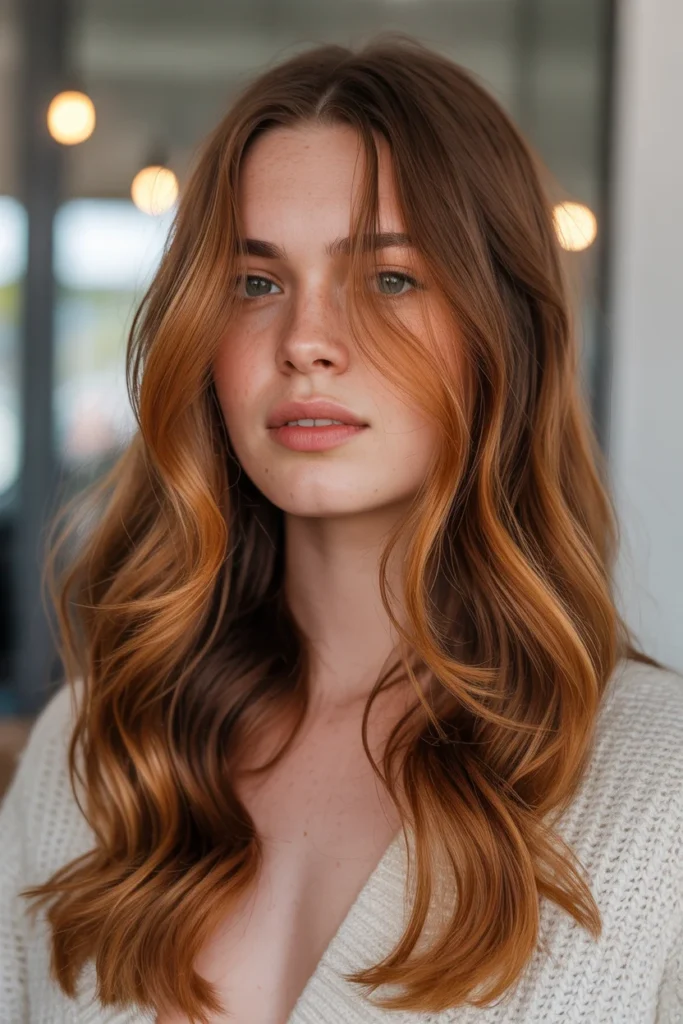  Amber Copper Highlights