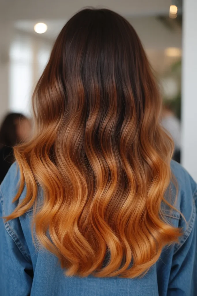  Amber Sunset Ombre