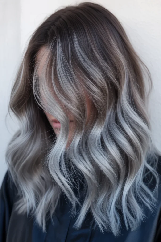  Arctic Silver Balayage