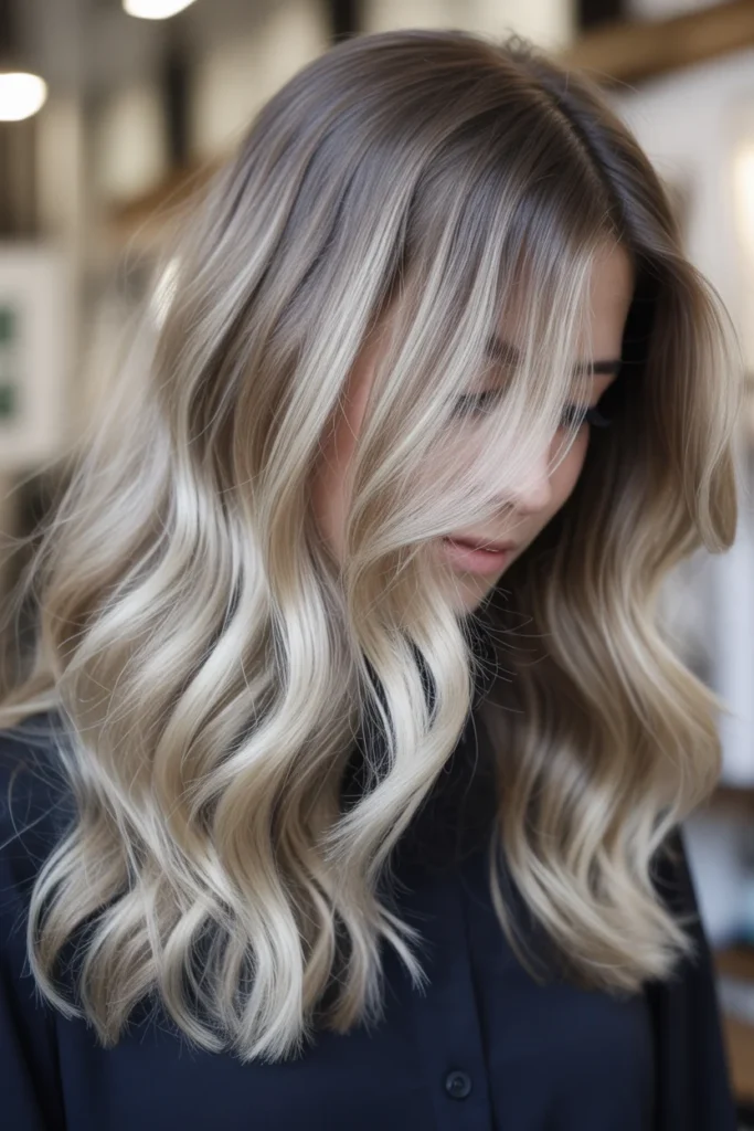 Ash Blonde Balayage
