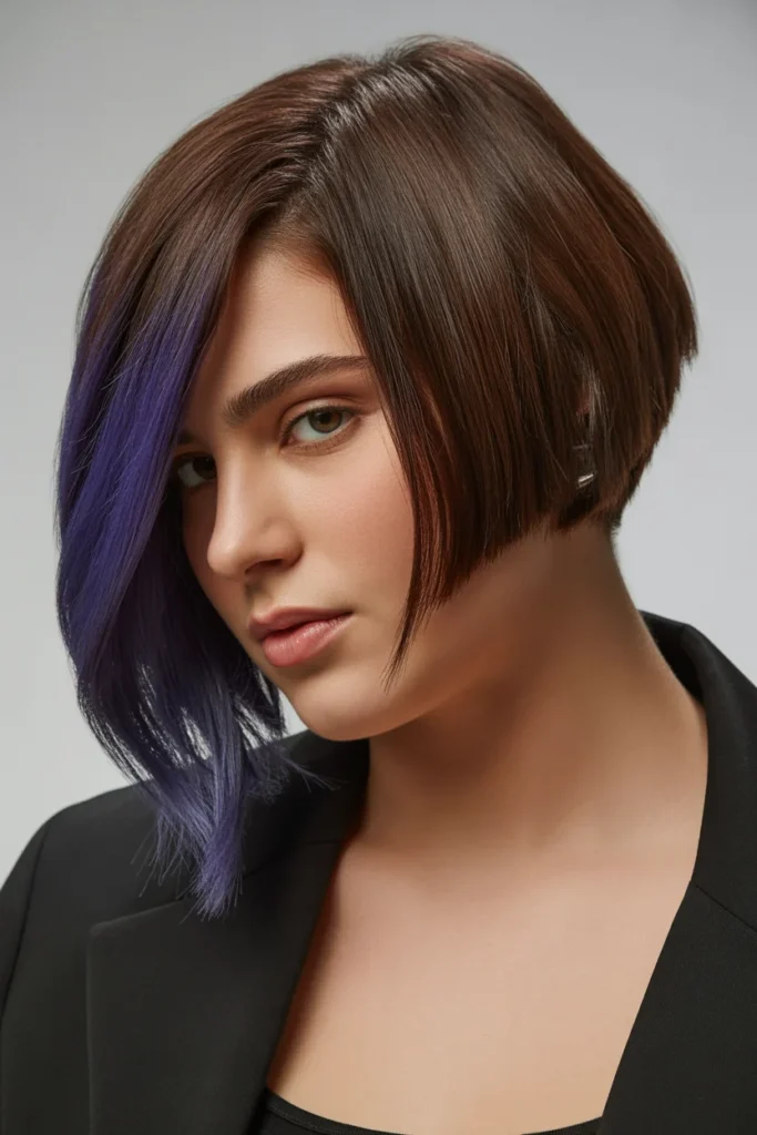 Asymmetrical Bob with Edge