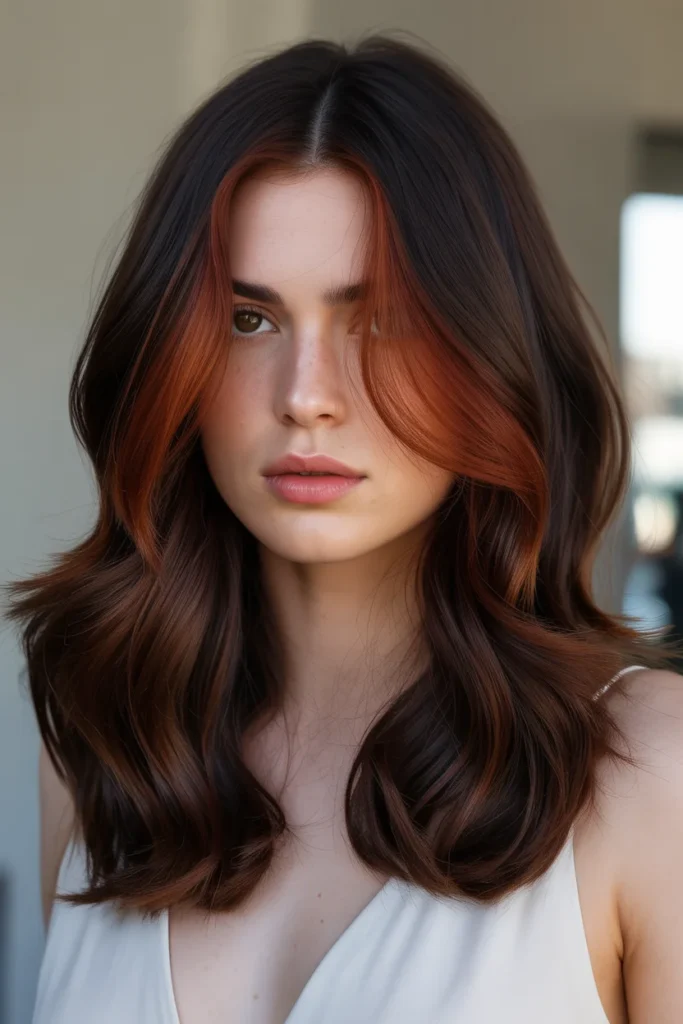 . Auburn-Tinted Dark Brown