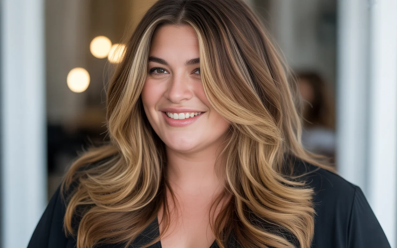 Balayage with Face-Framing Layers..