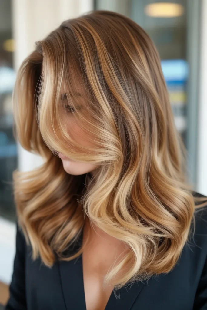  Hair Color Buttery Blonde Balayage