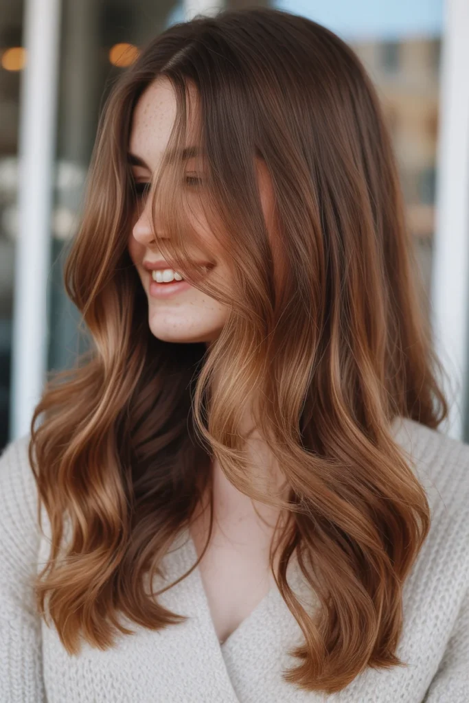 Caramel Auburn Highlights
