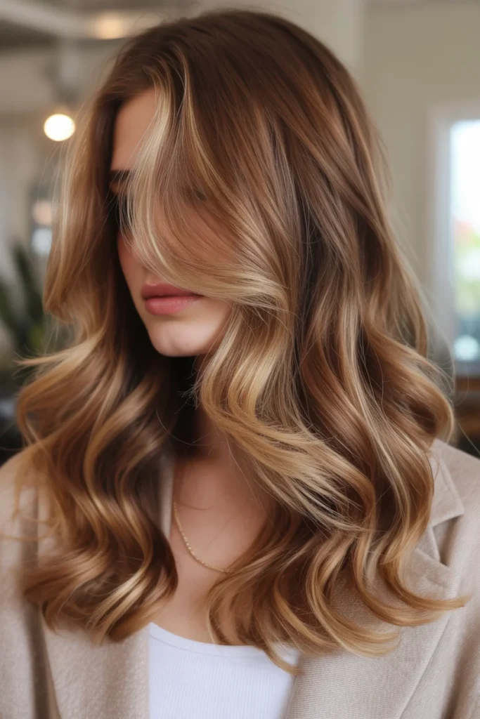 Caramel Blonde Swirls