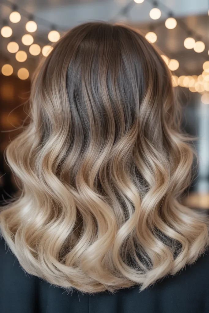 Champagne Blonde Balayage Ombre